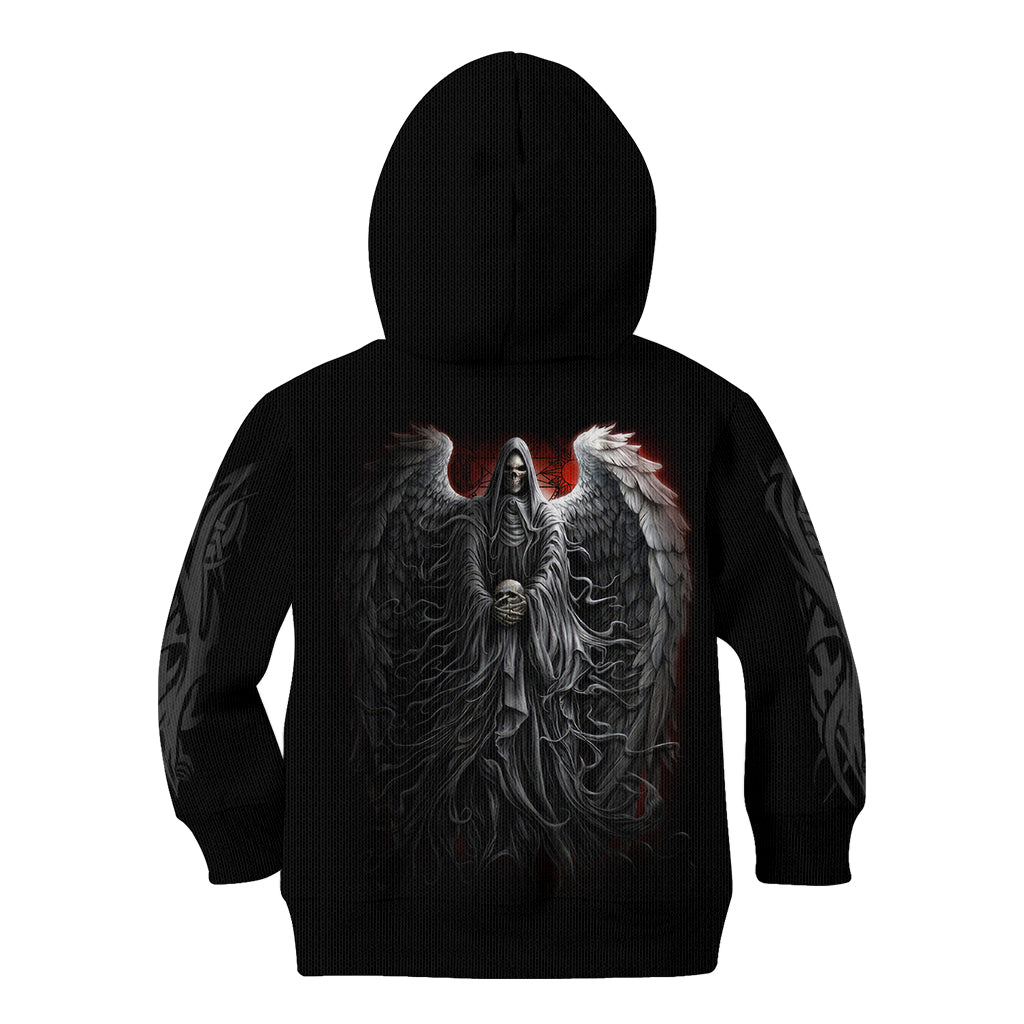 Skull Kid Hoodie Death Angel Hold Skull - Wonder Print Shop