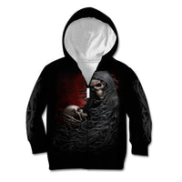 Skull Kid Hoodie Death Angel Hold Skull - Wonder Print Shop