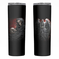 Skull Skinny Tumbler Death Angel Hold Skull - Wonder Print Shop