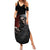Skull Summer Maxi Dress Death Angel Hold Skull - Wonder Print Shop