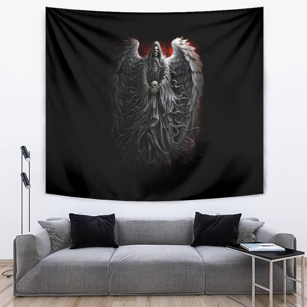 Skull Tapestry Death Angel Hold Skull - Wonder Print Shop