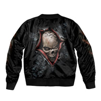 Skull Bomber Jacket Skeleton Ripped inside - Wonder Print Shop