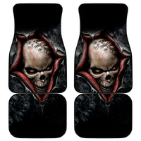 Skull Car Mats Skeleton Ripped inside - Wonder Print Shop