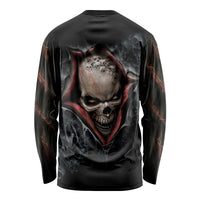 Skull Long Sleeve Shirt Skeleton Ripped inside - Wonder Print Shop