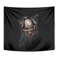 Skull Tapestry Skeleton Ripped inside - Wonder Print Shop