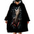 Skull Wearable Blanket Hoodie Skeleton Ripped inside - Wonder Print Shop