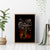 Flaming Skull Canvas Wall Art Death Angel Riding Motocycle - Wonder Print Shop