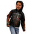 Flaming Skull Kid Hoodie Death Angel Riding Motocycle - Wonder Print Shop