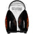 Flaming Skull Sherpa Hoodie Death Angel Riding Motocycle - Wonder Print Shop