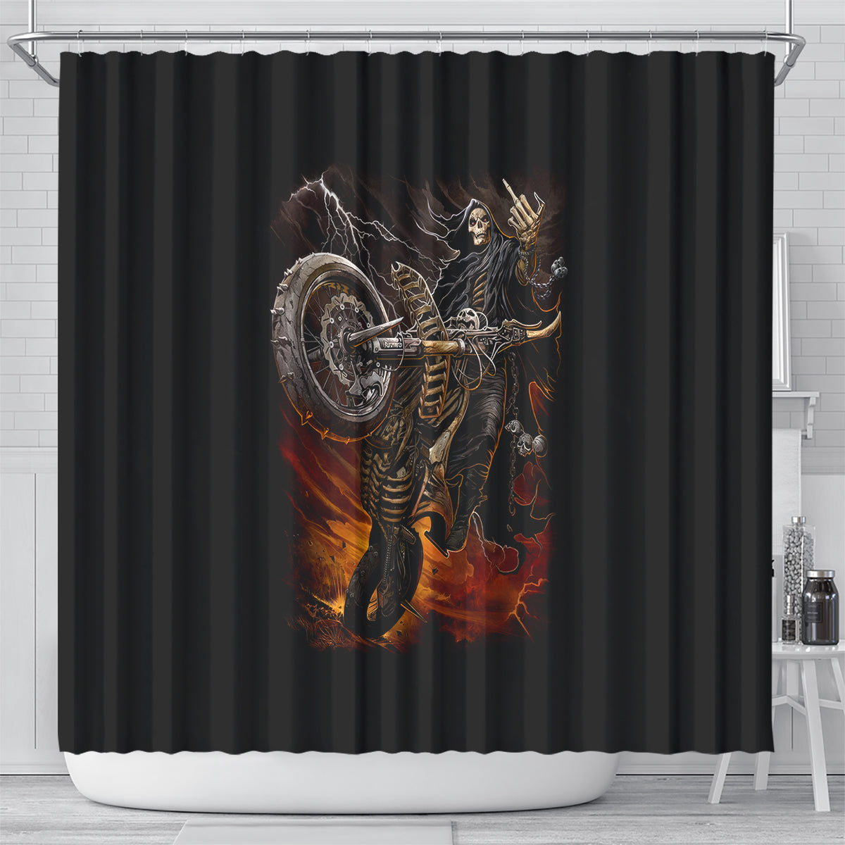 flaming-skull-shower-curtain-death-angel-riding-motocycle