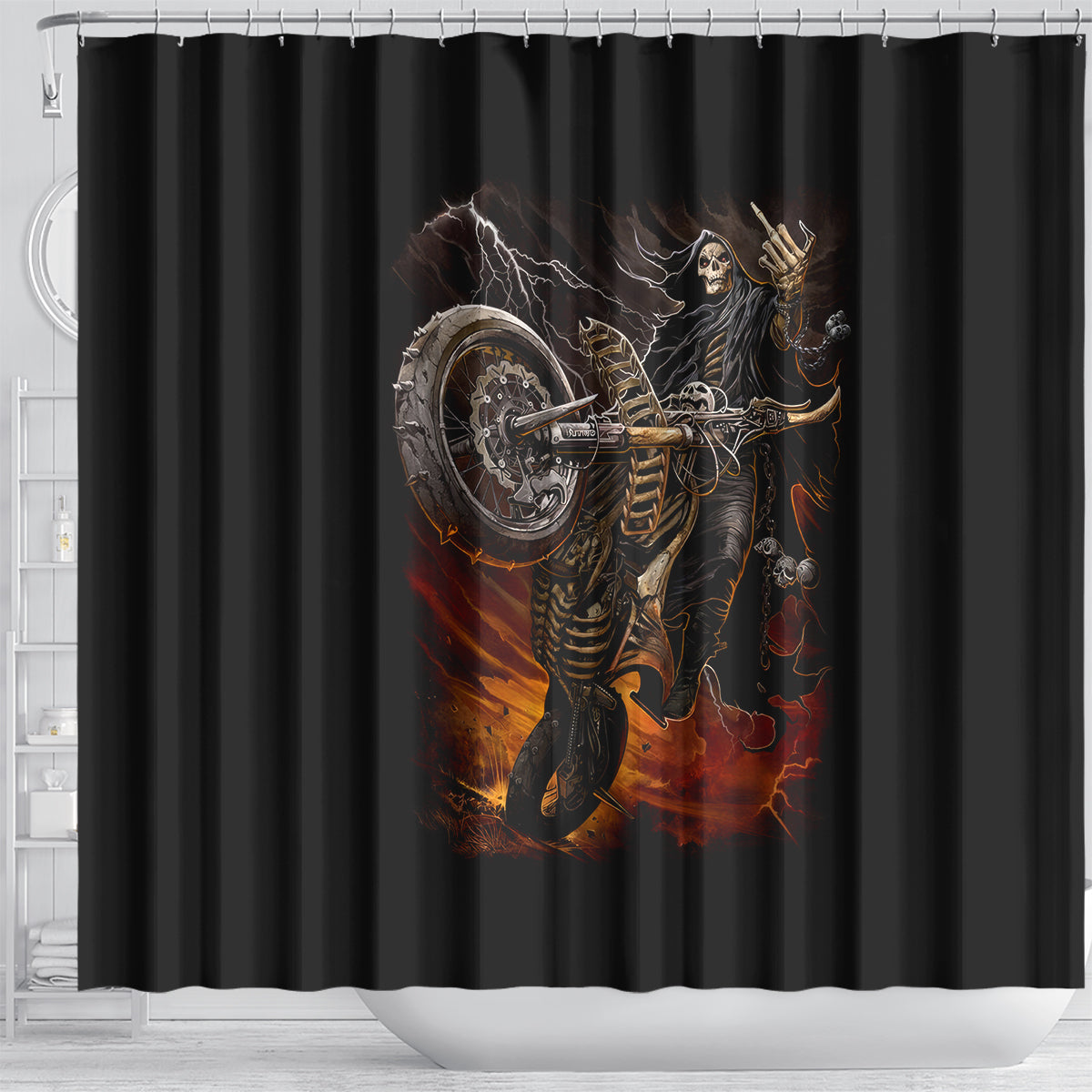 flaming-skull-shower-curtain-death-angel-riding-motocycle