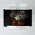 Flaming Skull Tablecloth Death Angel Riding Motocycle - Wonder Print Shop