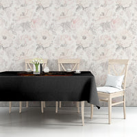 Flaming Skull Tablecloth Death Angel Riding Motocycle - Wonder Print Shop