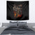 Flaming Skull Tapestry Death Angel Riding Motocycle - Wonder Print Shop