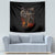Flaming Skull Tapestry Death Angel Riding Motocycle - Wonder Print Shop