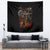 Flaming Skull Tapestry Death Angel Riding Motocycle - Wonder Print Shop