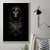Grim Reaper Canvas Wall Art The Ferryman Of The Underworld with Charon Skull Black - Wonder Print Shop