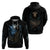 Grim Reaper Hoodie The Ferryman Of The Underworld with Charon Skull Black - Wonder Print Shop