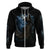 Grim Reaper Hoodie The Ferryman Of The Underworld with Charon Skull Black - Wonder Print Shop