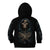 Grim Reaper Kid Hoodie The Ferryman Of The Underworld with Charon Skull Black - Wonder Print Shop