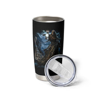 Grim Reaper Tumbler Cup The Ferryman Of The Underworld with Charon Skull Black - Wonder Print Shop