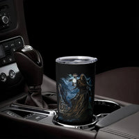Grim Reaper Tumbler Cup The Ferryman Of The Underworld with Charon Skull Black - Wonder Print Shop