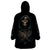Grim Reaper Wearable Blanket Hoodie The Ferryman Of The Underworld with Charon Skull Black - Wonder Print Shop