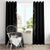 Grim Reaper Window Curtain The Ferryman Of The Underworld with Charon Skull Black - Wonder Print Shop