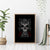 Skull Canvas Wall Art Cross Snake Bloody Skull - Wonder Print Shop