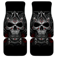 Skull Car Mats Cross Snake Bloody Skull - Wonder Print Shop