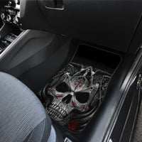 Skull Car Mats Cross Snake Bloody Skull - Wonder Print Shop
