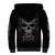 Skull Sherpa Hoodie Cross Snake Bloody Skull - Wonder Print Shop