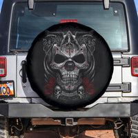 Skull Spare Tire Cover Cross Snake Bloody Skull - Wonder Print Shop