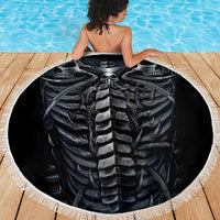 Skull Beach Blanket Skeleton Inside - Wonder Print Shop