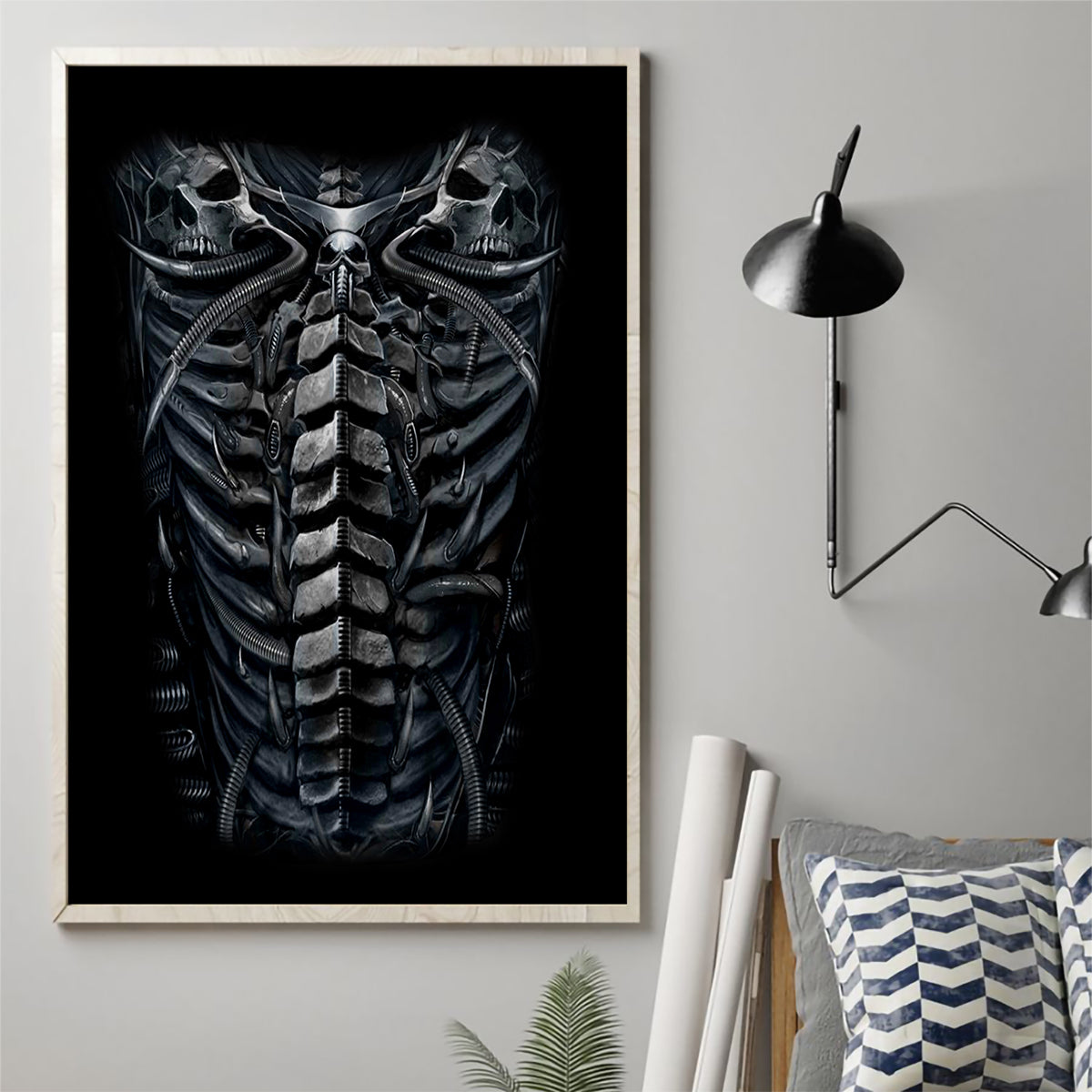Skull Canvas Wall Art Skeleton Inside - Wonder Print Shop