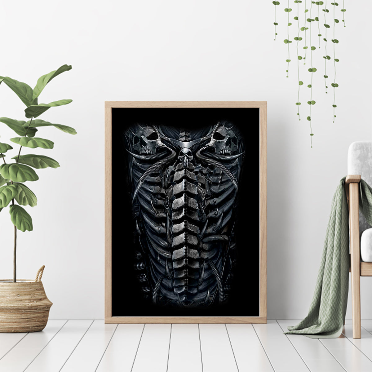 Skull Canvas Wall Art Skeleton Inside - Wonder Print Shop
