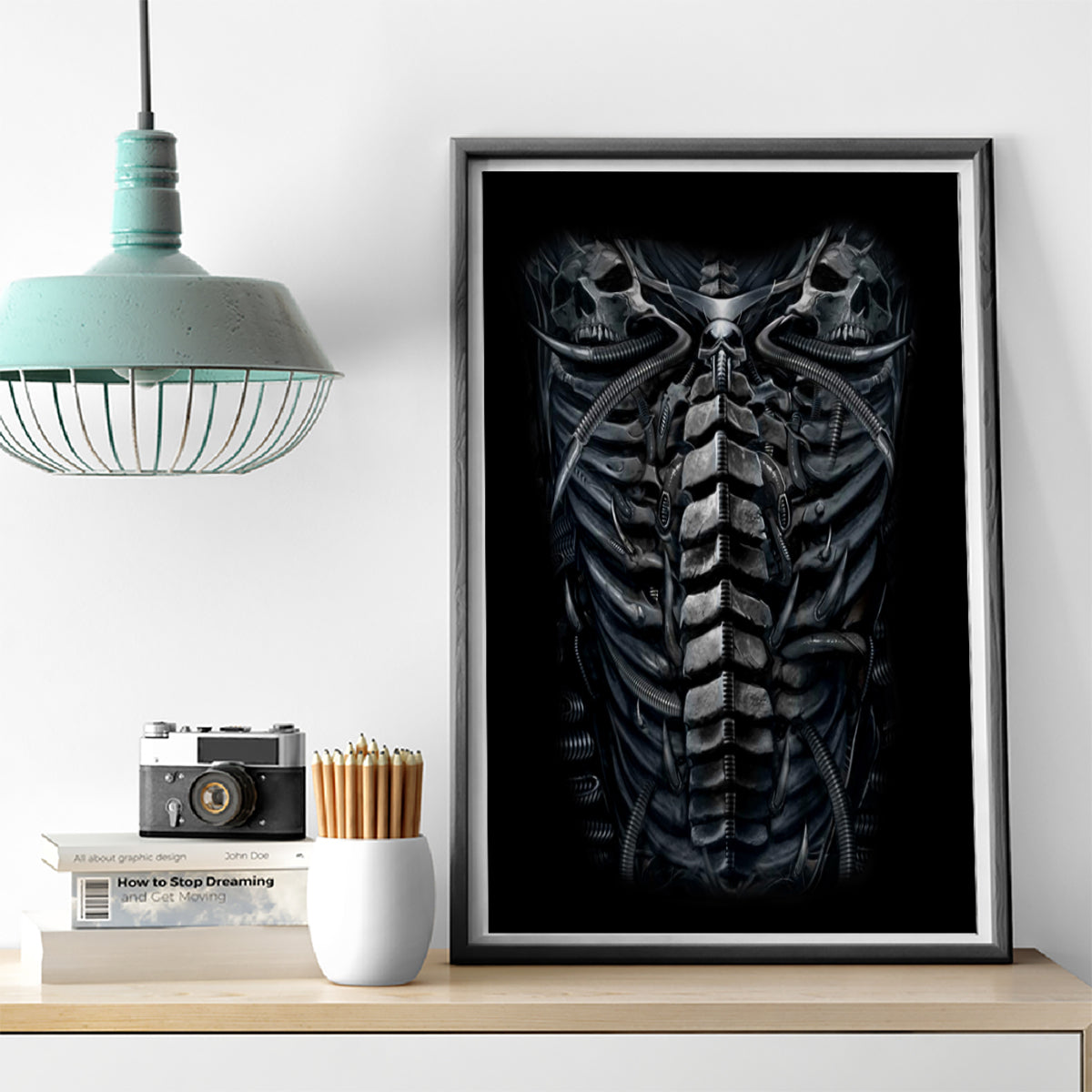 Skull Canvas Wall Art Skeleton Inside - Wonder Print Shop