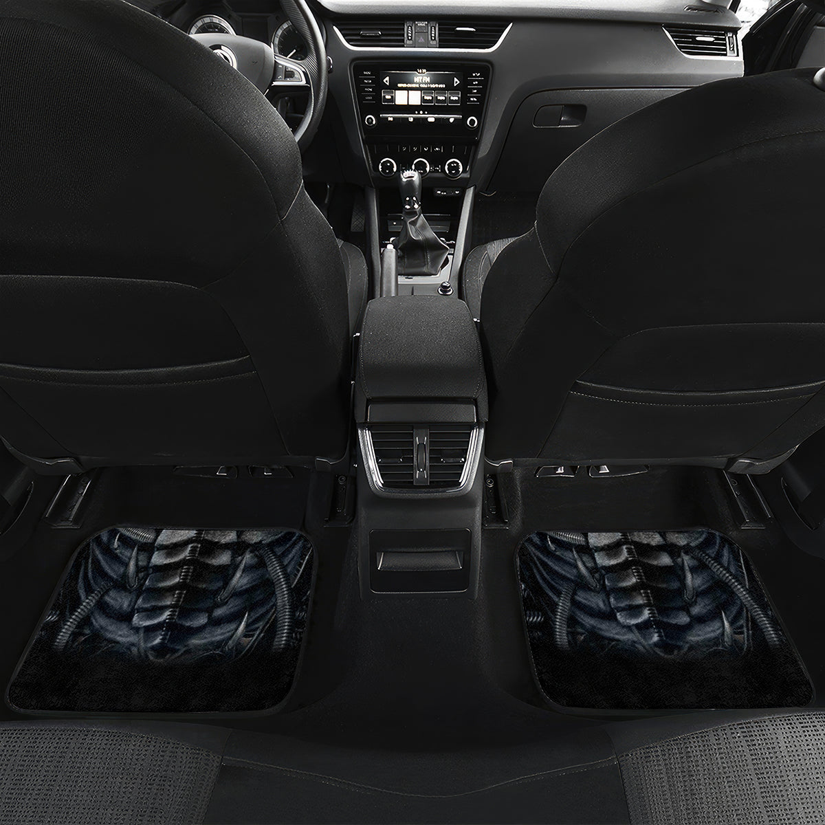 Skull Car Mats Skeleton Inside - Wonder Print Shop