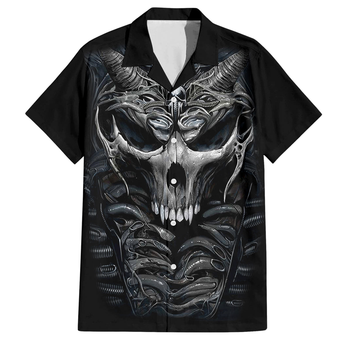 Skull Hawaiian Shirt Skeleton Inside - Wonder Print Shop