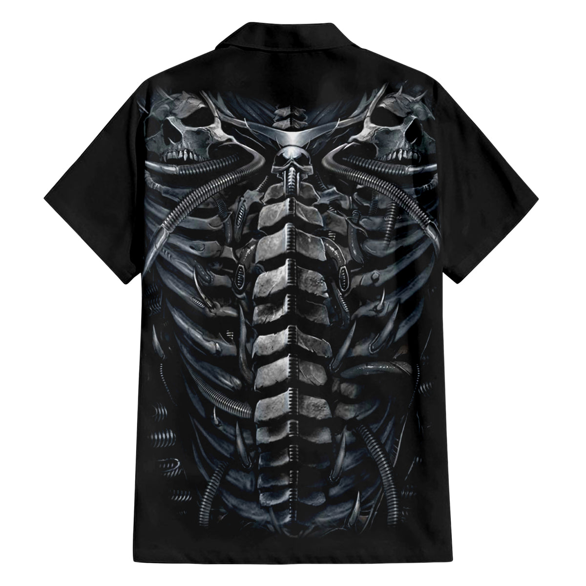 Skull Hawaiian Shirt Skeleton Inside - Wonder Print Shop