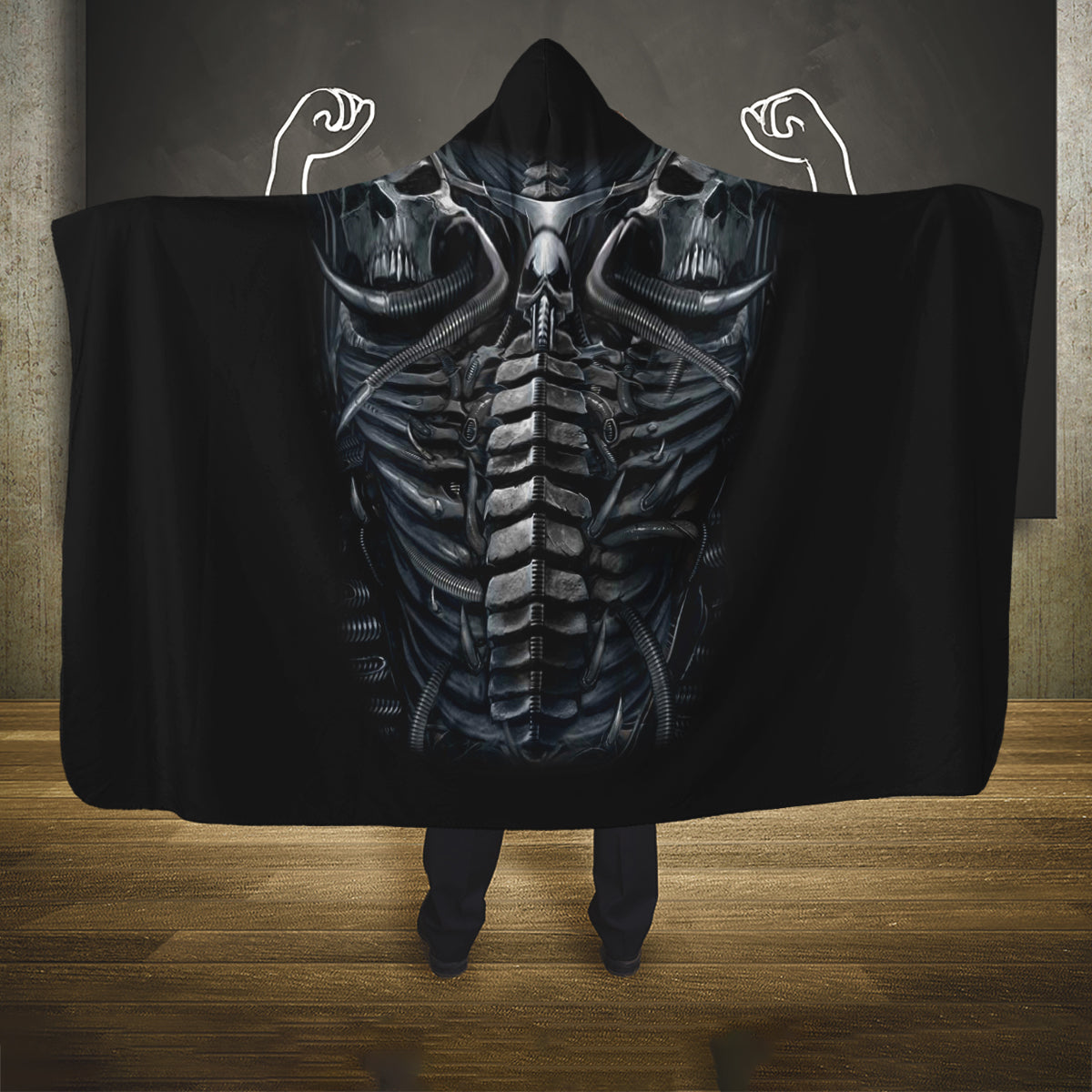 skull-hooded-blanket-skeleton-inside