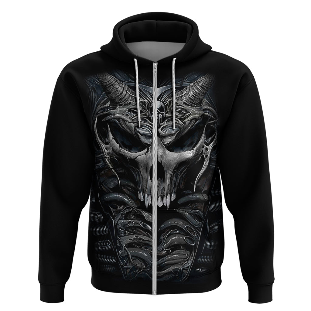 Skull Hoodie Skeleton Inside - Wonder Print Shop