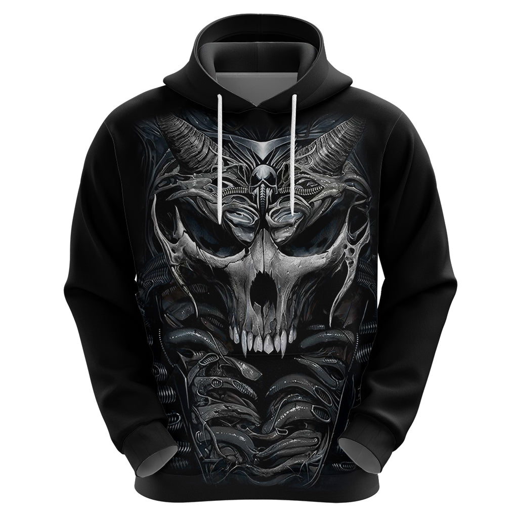 Skull Hoodie Skeleton Inside - Wonder Print Shop