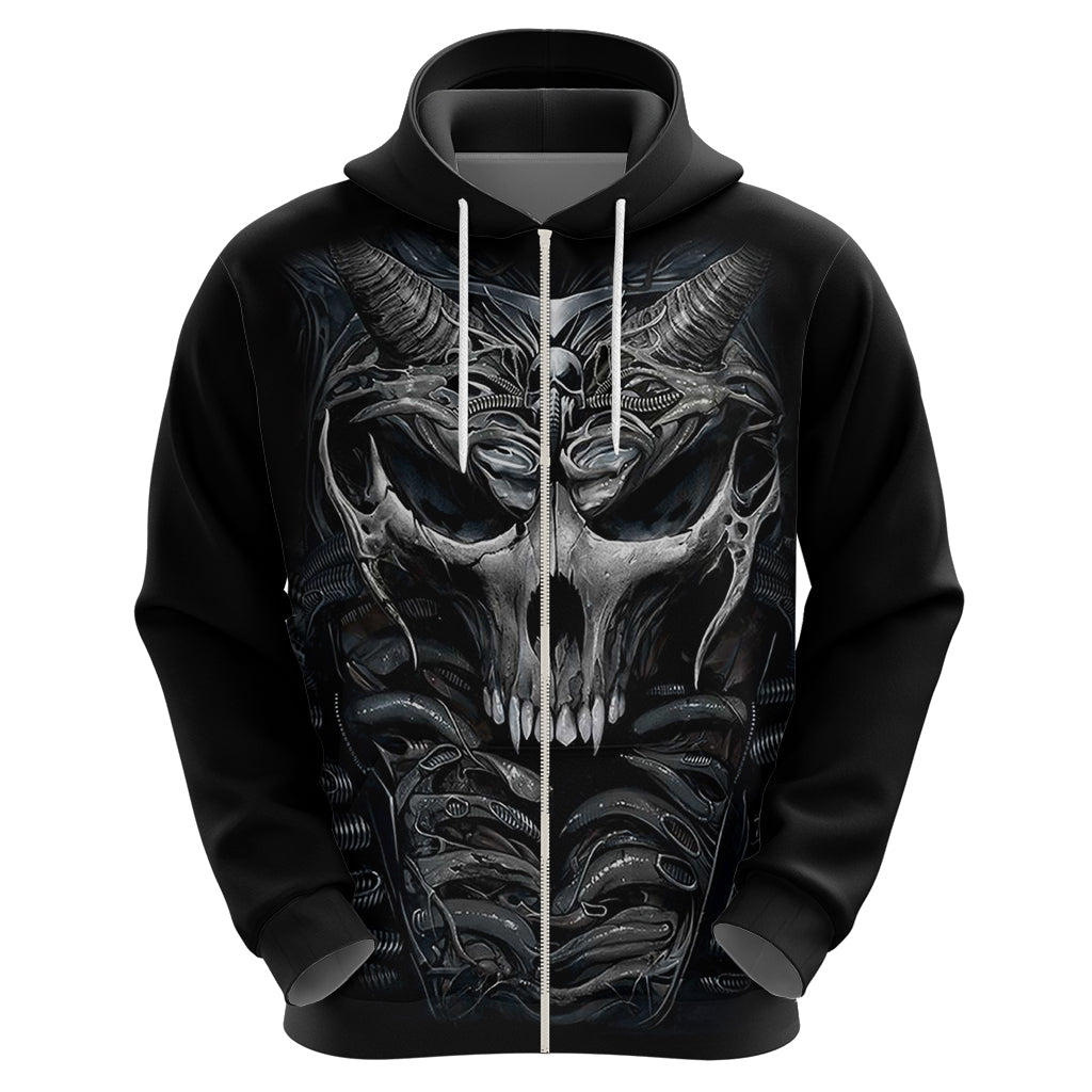 Skull Hoodie Skeleton Inside - Wonder Print Shop