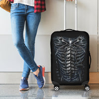 Skull Luggage Cover Skeleton Inside - Wonder Print Shop