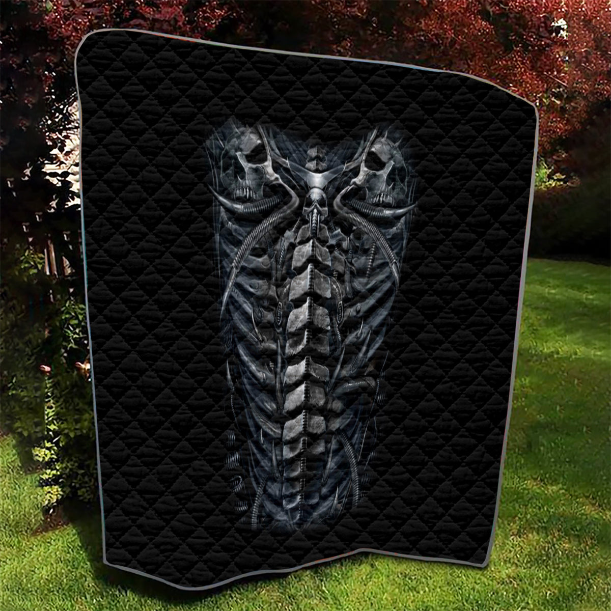 Skull Quilt Skeleton Inside - Wonder Print Shop