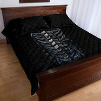 Skull Quilt Bed Set Skeleton Inside - Wonder Print Shop