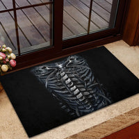 Skull Rubber Doormat Skeleton Inside - Wonder Print Shop