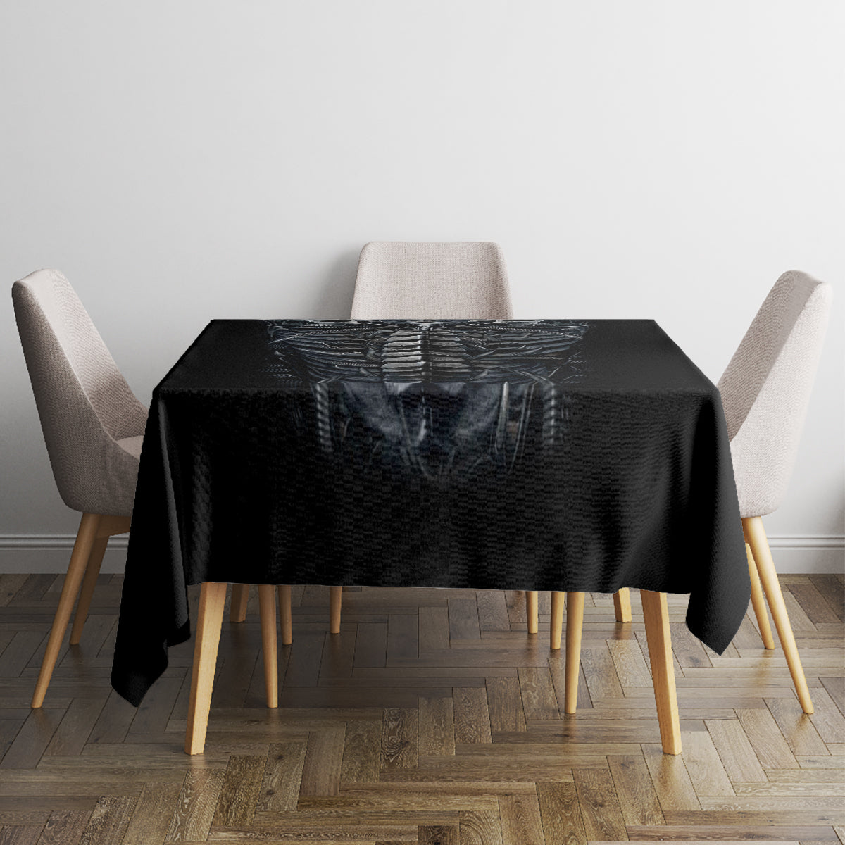 Skull Tablecloth Skeleton Inside - Wonder Print Shop