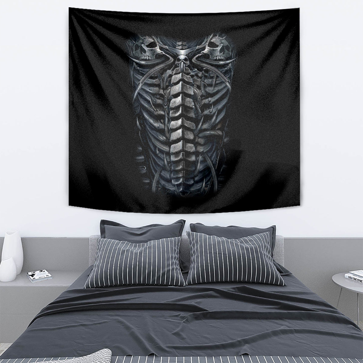 Skull Tapestry Skeleton Inside - Wonder Print Shop